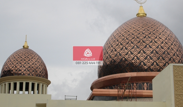 Jual Kubah Masjid Berbahan Kuningan, Info oleh Perajin Kubah di
Boyolali, Jawa Tengah
