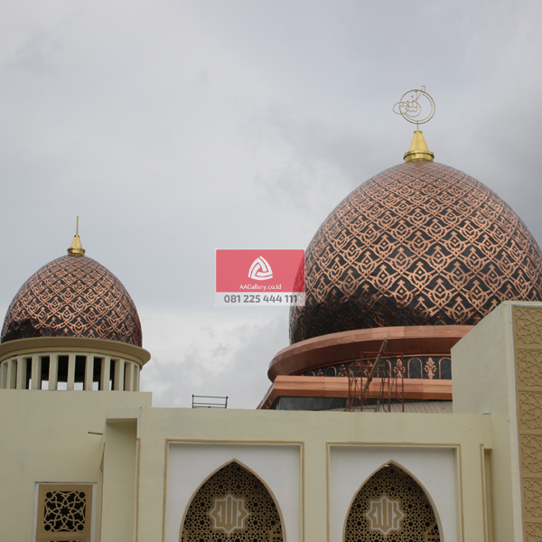 Jual Kubah Masjid Berbahan Kuningan, Informasi dari Pengrajin di Tumang, Jawa Tengah